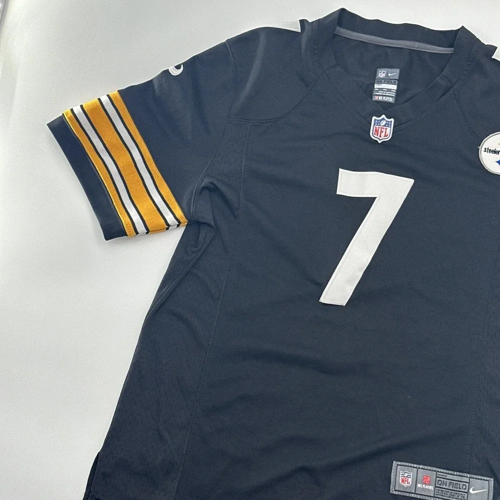 Nike On Field NFL Pittsburgh Steelers Jersey‎ Ben Roethlisberger #7 Youth XXL